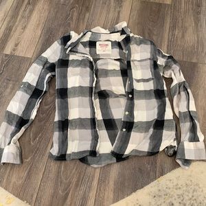 Mossimo Supply Women’s Small Black/White Flannel